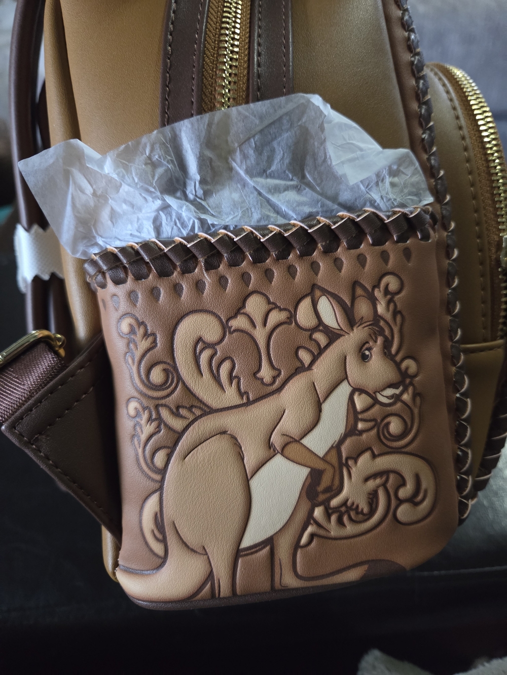 Loungefly Rescuers Down Under Disney Mini Backpack - Picture 3 of 4